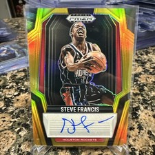 2024-25 Panini Prizm Blake Steve Francis Signatures Auto Gold 04/10 Rockets
