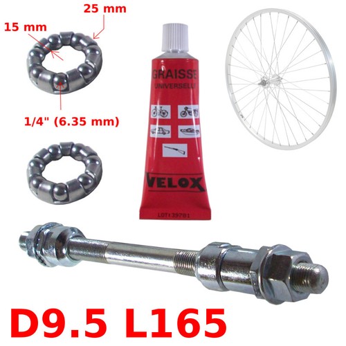 Kit axe roue - axe, de