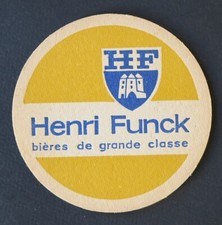 Sous-bock  BIERES HENRI FUNK