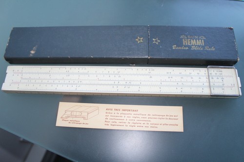 Règle calculer bambou - à,