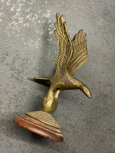 Statuette aigle bronze socle - bronze,