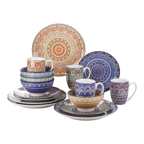 Set vaisselle mandala - vaisselle,