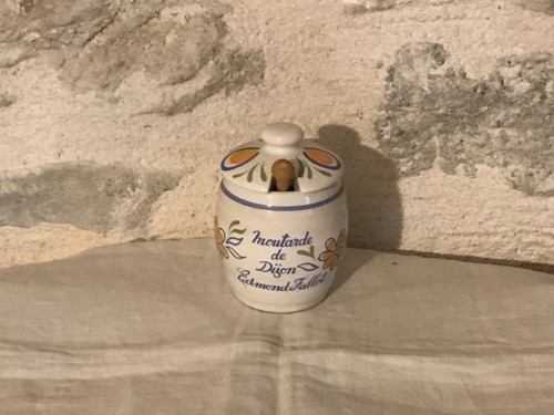 Ancien pot moutarde en - ancien,