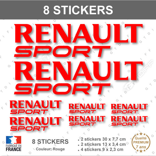 Stickers renault sport - stickers, rs