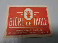 ANCIENNE ÉTIQUETTE BIERE DE