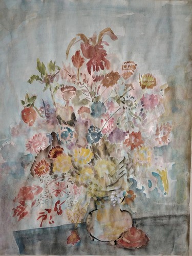 Belle grande peinture - et,