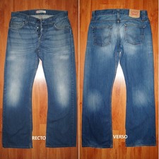 JEANS LEVIS 512 "Bootcut" W33 L32 (FR t43)  bleu stone délavé