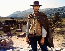 Clint Eastwood The Good, Bad And Ugly 16x20 Canvas Iconic Pose In Poncho Cigar