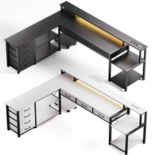 Ureau Gaming en Forme L avec