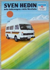 VOLKSWAGEN WESTFALIA MOTOR CARAVAN Sales Brochure c1983 ITALIAN TEXT #2173.01