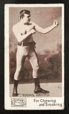 1890 N310 MAYO’S CUT PLUG TOBACCO BOXING CARD YOUNG GRIFFO ALBERT GRIFFITHS HOF 
