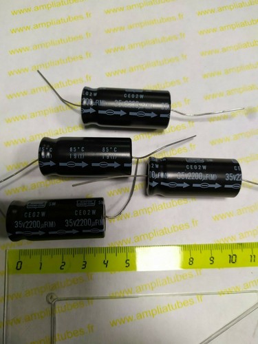 Capacitor 2200µf 35v axial - capacitor,