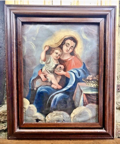 Tableau huile sur toile hst - tableau,