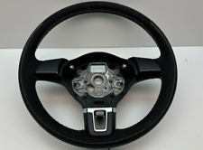 VW Polo 6R 3 Spoke Leather Steering Wheel Alcantara 6R0419091D