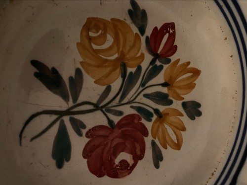 Assiette ancienne décoration