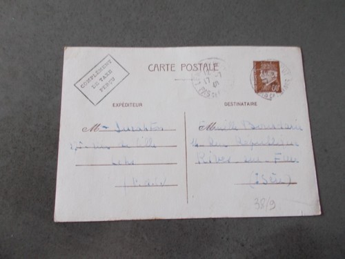 Entier postal petain periode - entier, postal.petain.periode