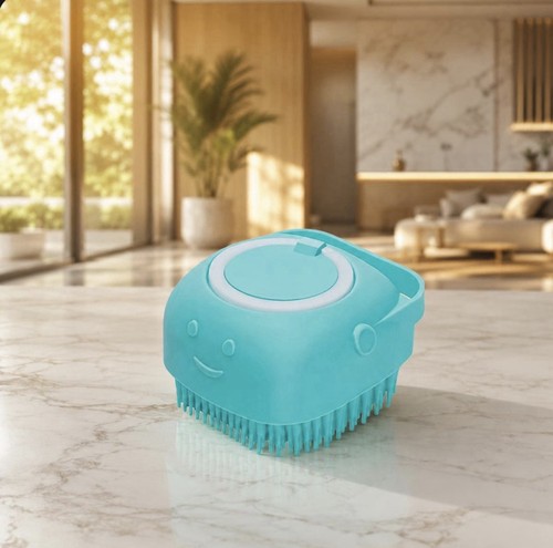 Brosse bain chien silicone - bain,