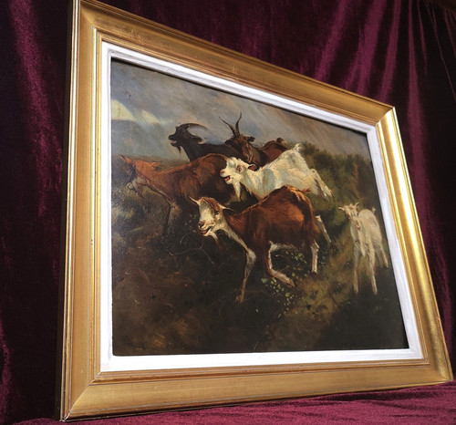 Tableau ancien peinture - ancien, huile