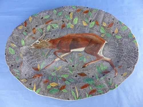 Grand plat ovale rambouillet - plat,