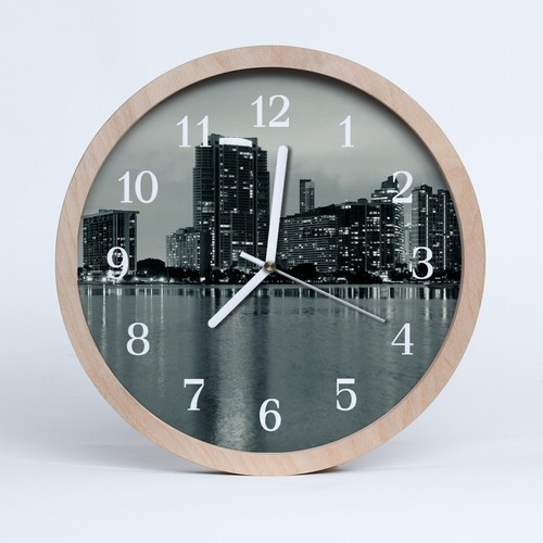 Tulup horloge murale bois - murale,