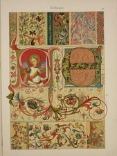 Style gothique peinture sur