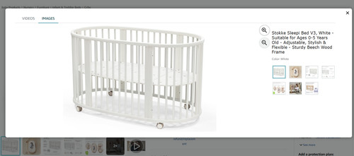Stokke sleepi bed - stokke, bed,