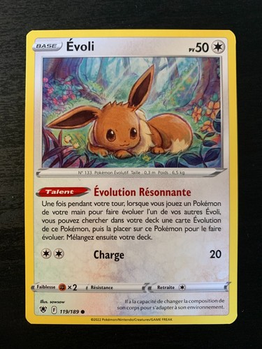 Carte pokémon commune - carte,