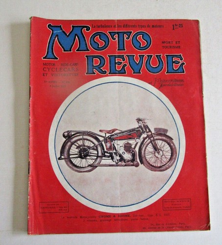 Moto revue 226 juillet - revue,