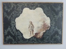 Tableau De Boiserie Ou De Trumeau, Huile Sur Toile XVIII ème