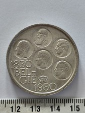 PIECE 500 FRANCS BELGIQUE 1980 150 ans d'indépendance de la Belgique Ref22383J