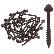 Vis à bois couchette en bois 63 mm pour traverses de chemin de fer tête...