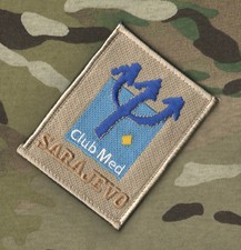UNPROFOR NATO CINCSOUTH IFOR PATCH: Club Med SARAJEVO SIEGE by BOSNIAN VRS JNA