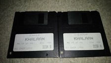 KHALAAN JEU ATARI ST STE AMIGA DISK A + DISK B