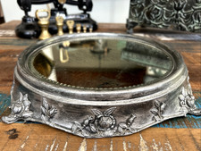 Antique Silverplate Mirrored