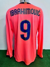 Maillot Barcelona Ibrahimovic Match Worn Issue Shirt Camiseta 2009/2010 COA