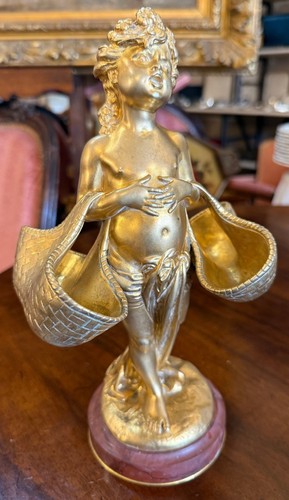 Sculpture bronze art nouveau - bronze,