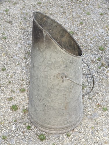 Ancien seau charbon - -ancien,