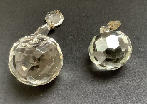 2boules facettes taillée - ,