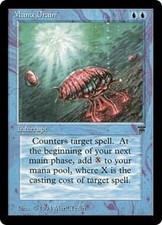 Magic MTG - Mana Drain - Legends - NMINT- - IT
