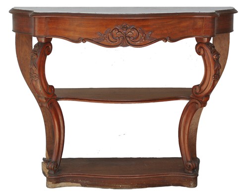 Console napoléon iii acajou - console,