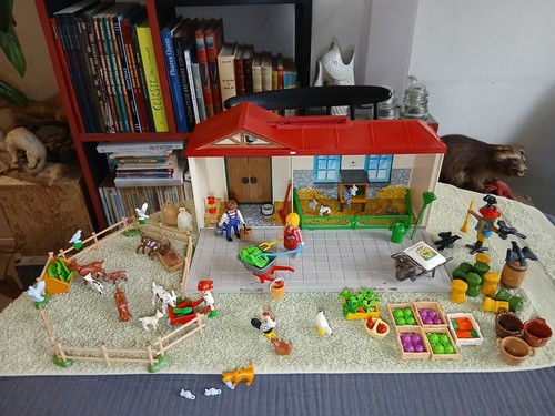 Ferme transportable playmobil - ferme,