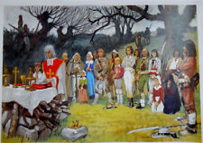 Pierre JOUBERT . Messe chouanne . Affiche de 63 x 45 cm .