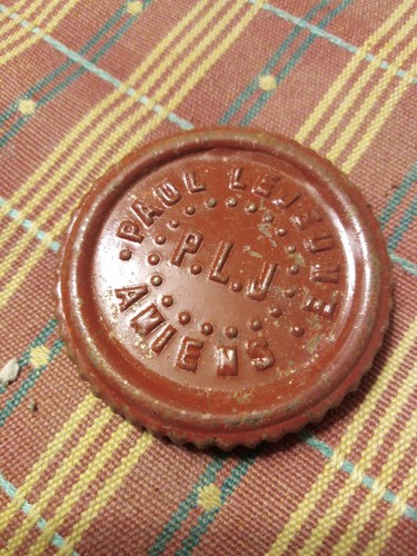 Ancienne petite plaque plj - petite,