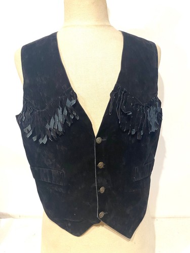 Antique fringe vest - antique, for