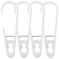  Clips de salle de bain, 4 pièces, Clips de garde-robe, de cuisine, de bureau,