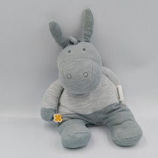 Doudou Ane Paco gris rayé