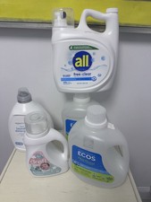 5 Empty Plastic Laundry Liquid Dispenser Large Detergent Container Dreft Ecos Al