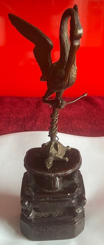 Grue serpent tortue bronze - grue/serpent/tortue/, bronze/