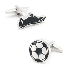⚽ Boutons Manchettes Ballon de Soccer – Élégance & Passion Foot
