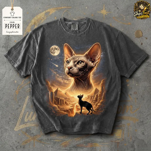 Sphynx cat moon animal - sphynx,